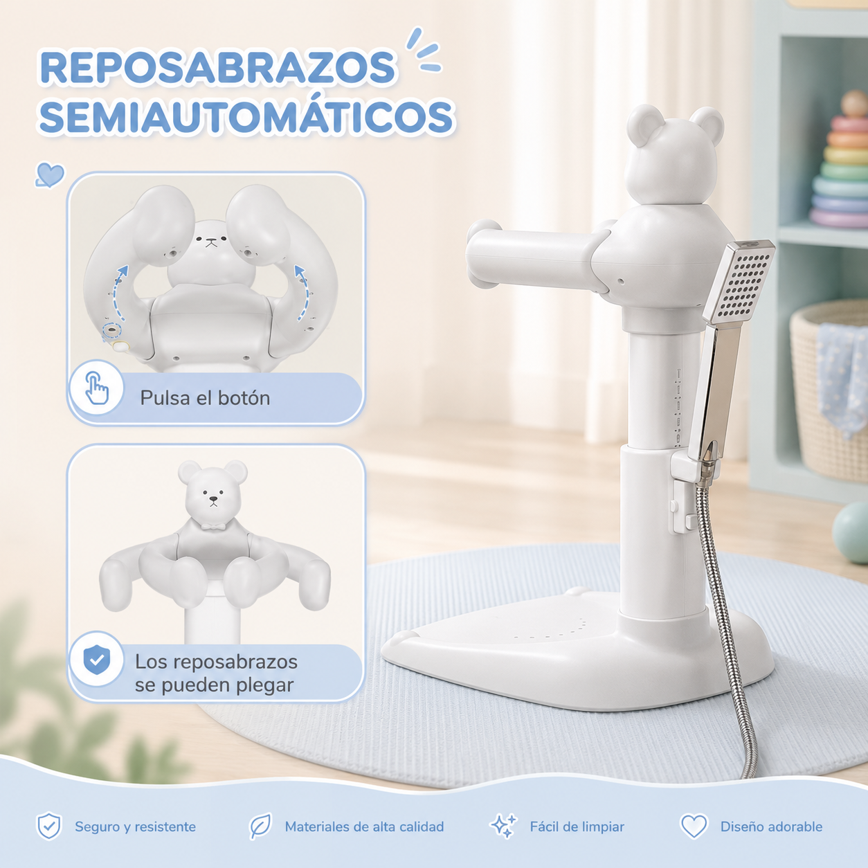 Aquabimbi BathBuddy™ | Soporte de baño ajustable para bebés
