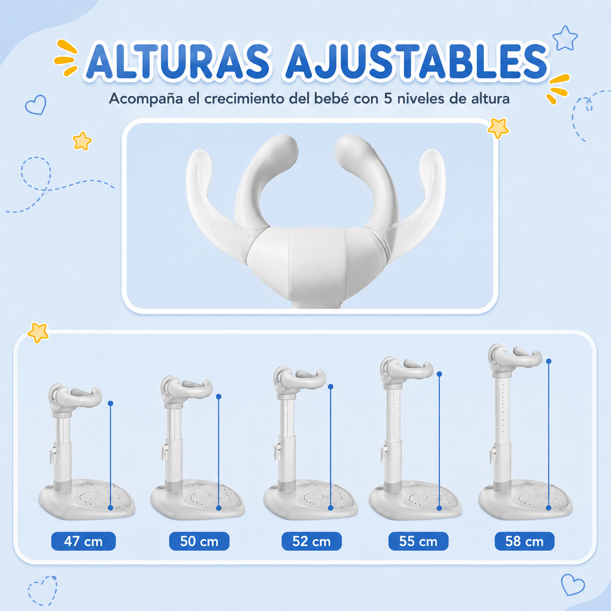 Aquabimbi AquaFold™ | Soporte de baño plegable para bebés