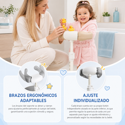 Aquabimbi AquaLite™ | Soporte de baño plegable para bebés